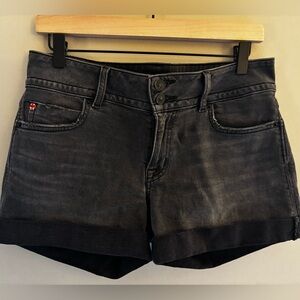 Hudson Women's Black Denim Shorts